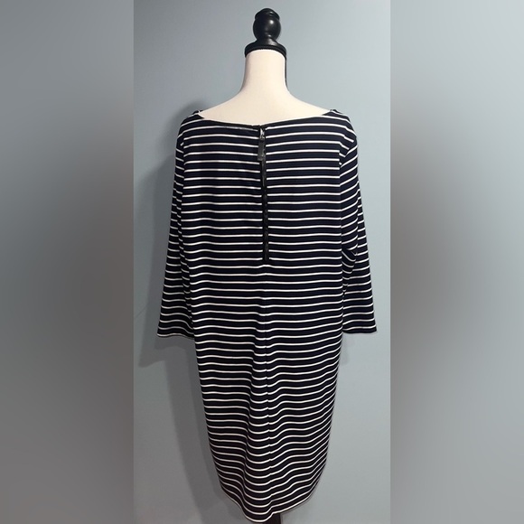 GAP- Navy and white striped dress - Picture 3 of 8